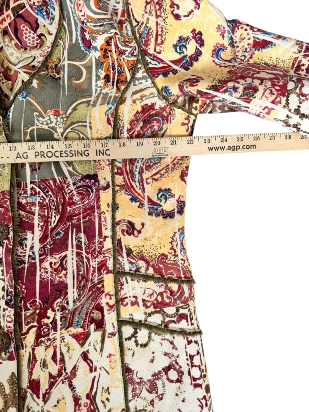 Y2K Indie Sleaze Patchwork Jacket Boho Fairy Grunge Festival Vibes - Picture 5 of 9